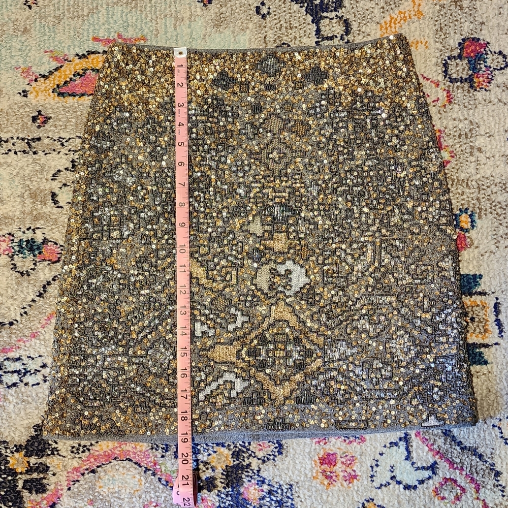 Anthropologie MOULINETTE SOEURS wool pencil skirt - Picture 9 of 10